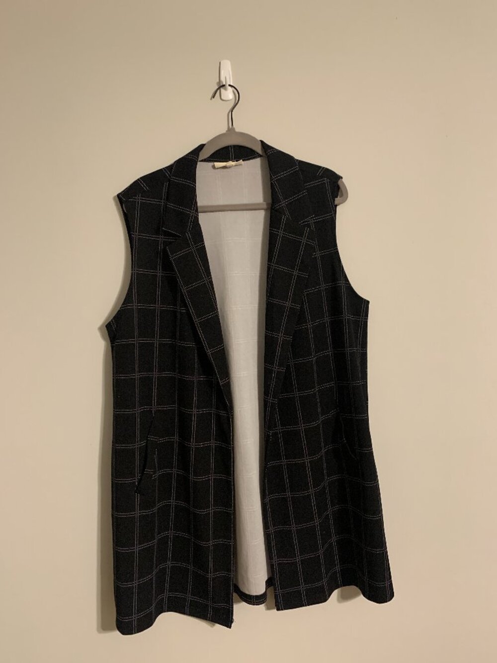 Melloday Long Vest, Size XL